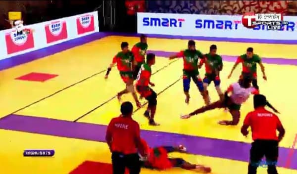 বঙ্গবন্ধু আন্তর্জাতিক কাবাডি টুর্নামেন্টে তৃতীয় ম্যাচেও জয় বাংলাদেশের