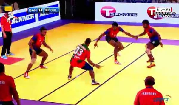 বঙ্গবন্ধু কাবাডি: শ্রীলঙ্কাকে হারিয়ে ফাইনালে বাংলাদেশ