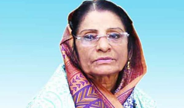 রওশন এরশাদ অসুস্থ; সিএমএইচে ভর্তি