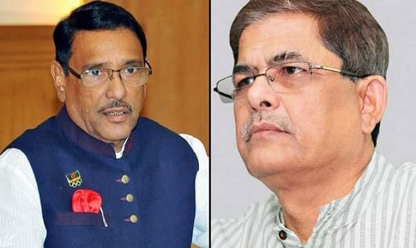 খালেদার মুক্তি ইস্যু: ওবায়দুল কাদেরকে মির্জা ফখরুলের টেলিফোন