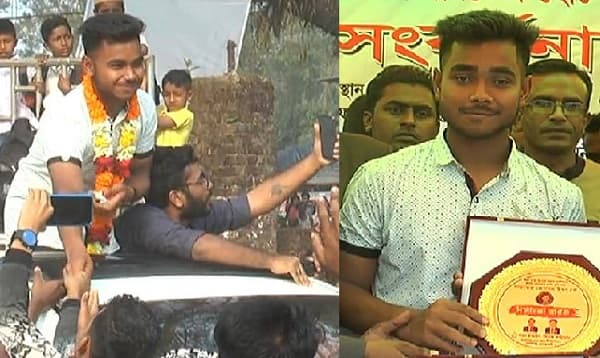 নিজ জেলা নোয়াখালীতে সংবর্ধিত বিশ্বকাপজয়ী ইমন