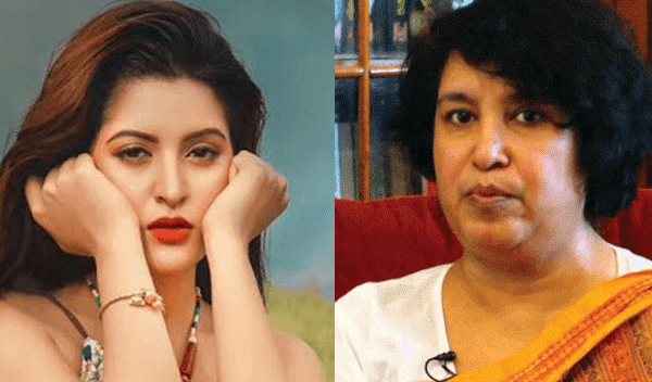 পরীমণিকে গ্রেপ্তার নিয়ে প্রশ্ন তুললেন তসলিমা নাসরিন
