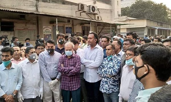 মির্জা ফখরুলের নিষেধ উপেক্ষা করে বিএসএমএমইউ'তে বিএনপি নেতাকর্মীরা
