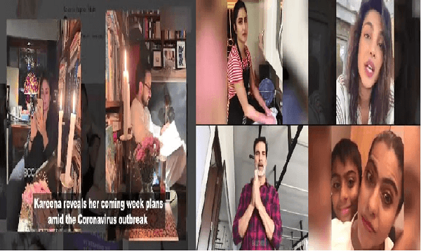 লকডাউন পুরো ভারত : হোম কোয়ারেন্টিনে বলিউড তারকারা