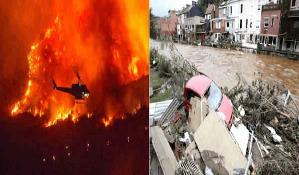 বন্যা, দাবানল ও তাপপ্রবাহে বিপর্যস্ত বেশ কয়েকটি দেশ
