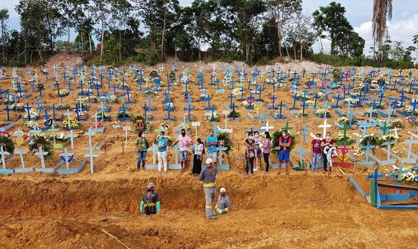 মৃত্যুর মিছিল থামছে না ব্রাজিল ও যুক্তরাষ্ট্রে