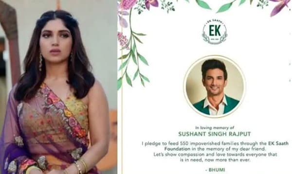 সুশান্তের স্মরণে ৫৫০ পরিবারকে খাওয়াবেন ভূমি
