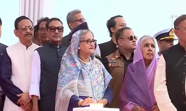 ‘বঙ্গবন্ধু শেখ মুজিবুর রহমান টানেল’ উদ্বোধন করলেন প্রধানমন্ত্রী