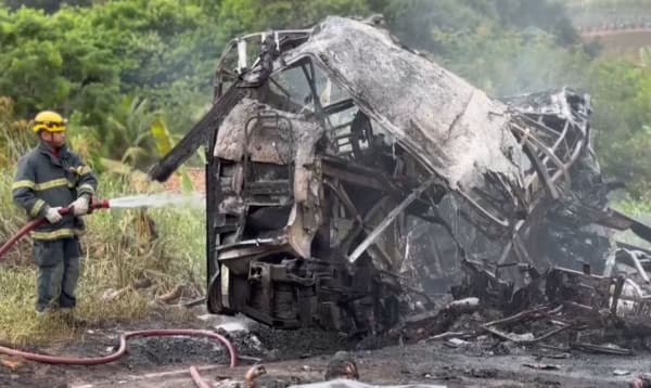 At least 38 killed in bus accident in Brazil