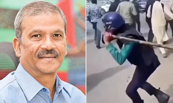 ভাইরাল পুলিশ সদস্যকে ভালোবাসা দিলেন আসিফ নজরুল