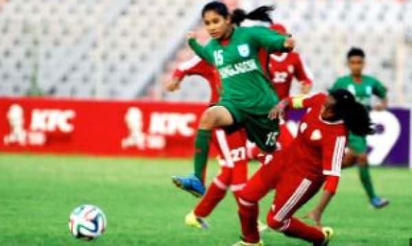 Bangladesh women's football team to take on UAE