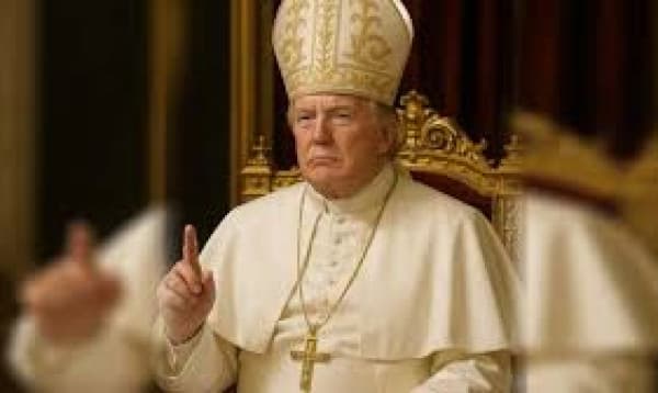 Trump criticised after posting AI image of himself as Pope