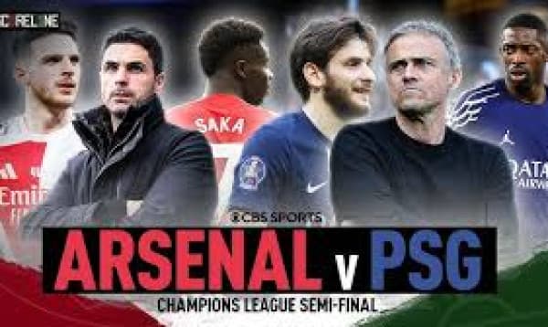 Champions League semi-final: PSG VS Arsenal
