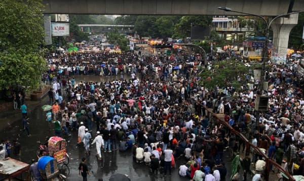 Shammo Murder: Chhatra Dal blocks Shahbagh demanding justice