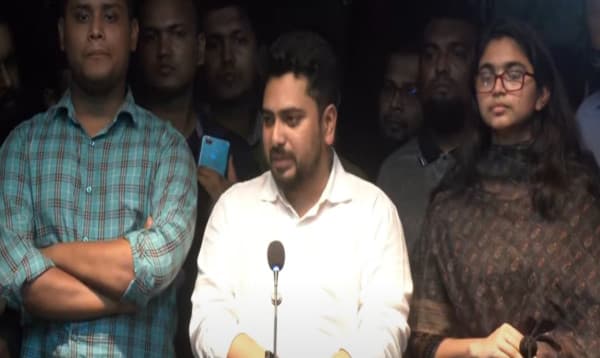 নির্ধারিত সময়ের মধ্যেই জুলাই ঘোষণাপত্র জারির আহ্বান নাহিদের