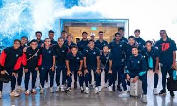 Singapore football team arrives in Dhaka training venue