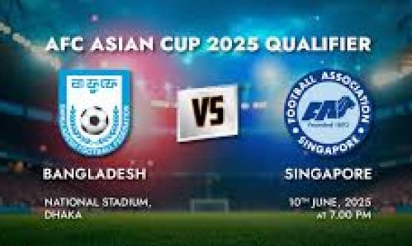 Asian Cup Qualifier: Bangladesh-Singapore clash at 7 pm tonight