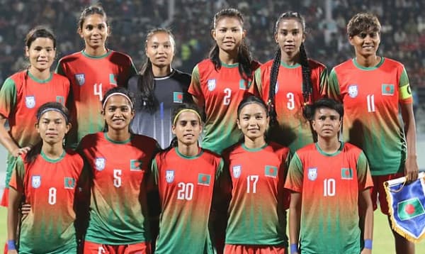 ফিফা র‌্যাঙ্কিংয়ে বড় লাফ বাংলাদেশ নারী ফুটবল দলের