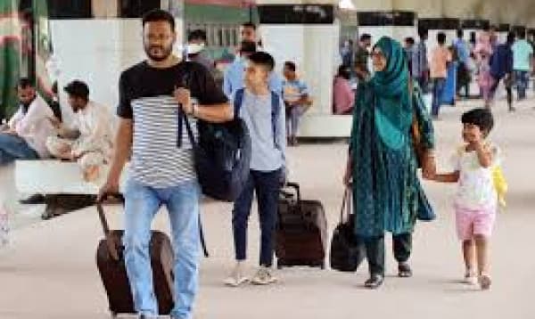 EID-holidaymakers started returning to the capital