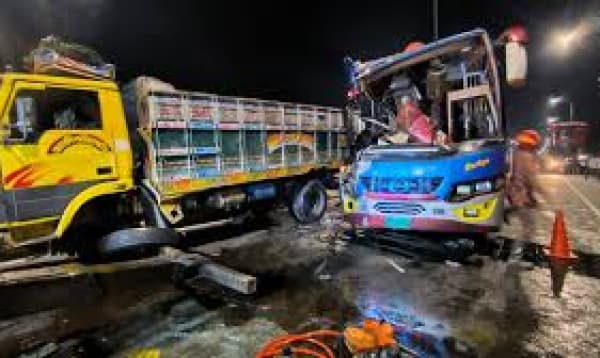 3 Killed as Bus rear ends truck on Padma Bridge