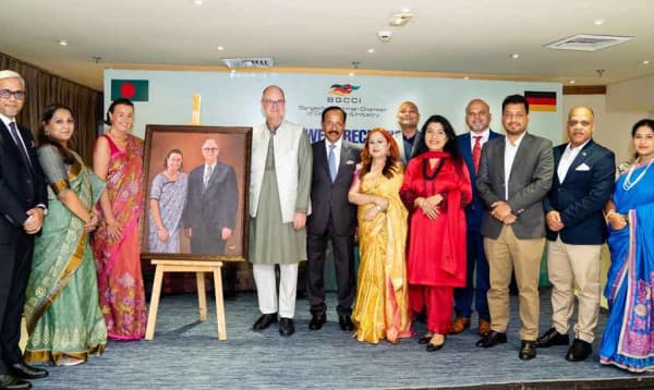 জার্মান রাষ্ট্রদূত আচিম ট্রস্টারকে বিদায়ী সংবর্ধনা বিজিসিসিআইয়ের