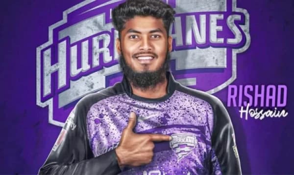 আবারও হোবার্ট হ্যারিকেনসের হয়ে বিগ ব্যাশ খেলবে রিশাদ