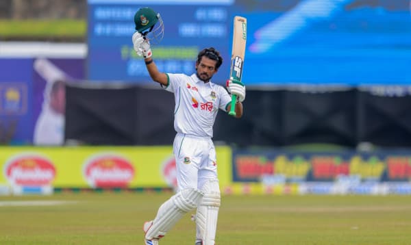 গলের সবুজ গালিচায় ইতিহাস গড়লেন নাজমুল হোসেন শান্ত