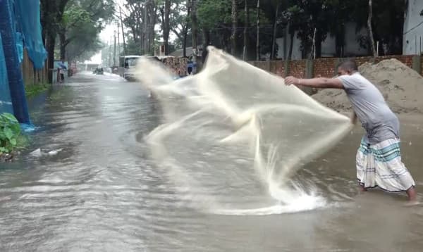 নোয়াখালীতে অতিবৃষ্টি: জলাবদ্ধতায় বিপর্যস্ত সাধারণ জনজীবন