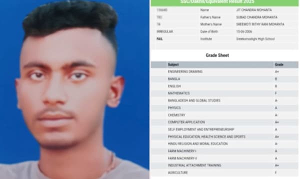 এক বিষয়ে পরীক্ষা দিয়ে দুই বিষয়ে ফেল