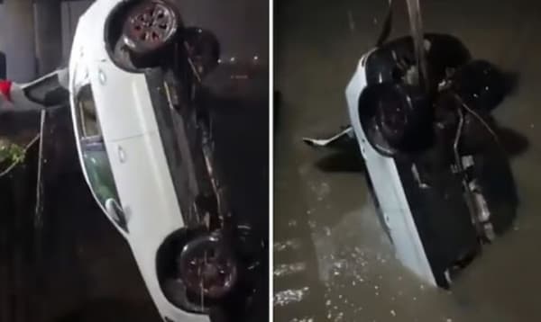 গুগল ম্যাপ দেখে গাড়ি চালাতে গিয়ে প্রাইভেটকারসহ নদীতে তরুণী