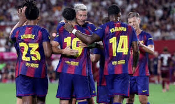 Barca kick off pre-season in style with 3-1 win over vissel kobe