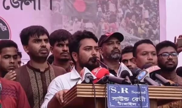 মওলানা ভাসানী না হলে শেখ মুজিব তৈরি হতেন না: নাহিদ ইসলাম