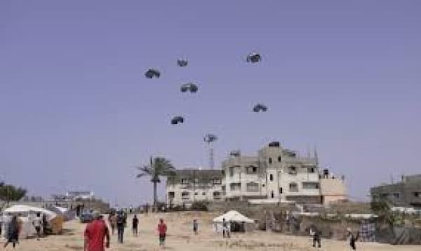 France, Spain, UAE air-drop humanitarian aid to Gaza