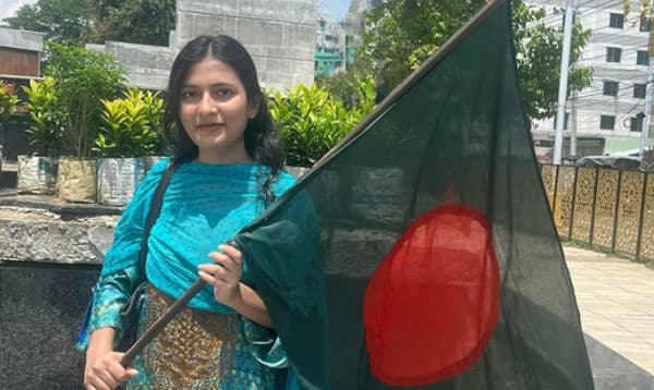 রাকসু নির্বাচনের ইতিহাসে প্রথম নারী ভিপি প্রার্থী তাসিন খান