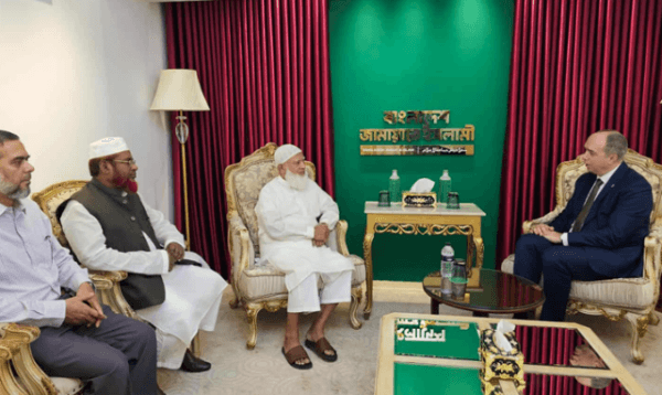 জামায়াত আমীরের সাথে কসোভো রাষ্ট্রদূতের সৌজন্য সাক্ষাৎ