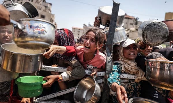 যুদ্ধবিরতি সত্ত্বেও গাজায় ক্ষুধায় কাতর ফিলিস্তিনিরা