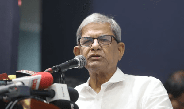 নির্বাচনকে পিছিয়ে দেয়া মানে আমাদের সর্বনাশ হওয়া, এ দেশের সর্বনাশ হওয়া: মির্জা ফখরুল