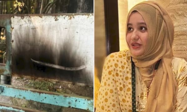 ডাকসু নেত্রী রাফিয়ার বাড়িতে আগুন, ককটেল বিস্ফোরণ