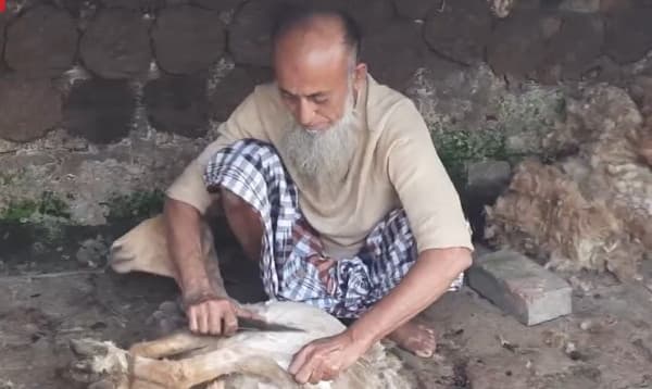 চাঁপাইনবাবগঞ্জে ভেড়ার লোমের কম্বল তৈরির পেশা বিলুপ্তির পথে