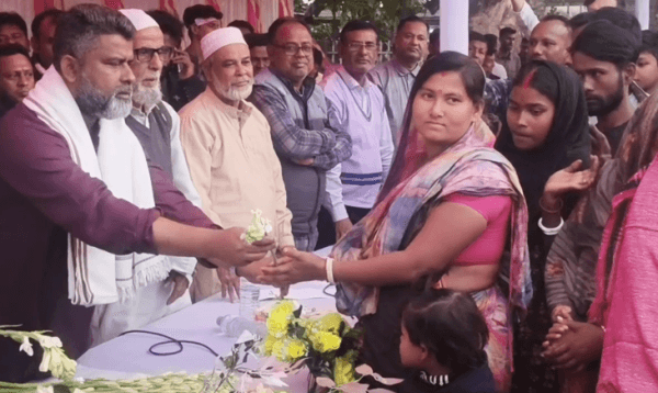 নওগাঁয় ১ হাজার সনাতন ও ক্ষুদ্র নৃগোষ্ঠী মানুষের বিএনপিতে যোগদান