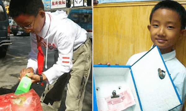 প্রায় দেড় লাখ বোতল সংগ্রহ করে অসুস্থ অনাথদের সাড়ে তিন লাখ টাকা দান করল এক চীনা শিশু