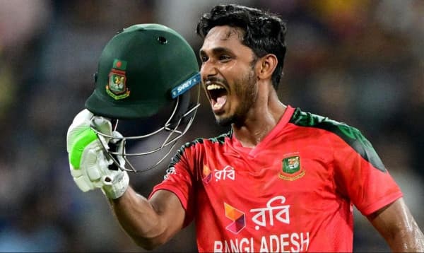 বাংলাদেশের রেকর্ড ২০৬ ছয়ের বছরে তানজিদ একাই মেরেছেন ৪১ ছক্কা