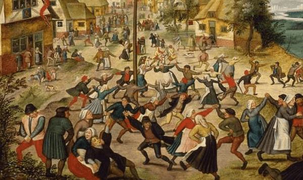 ১৫১৮ সালে 'ড্যান্সিং প্লেগ'-এ আক্রান্ত হয়ে নাচতে নাচতে মারা গিয়েছিল বহু মানুষ