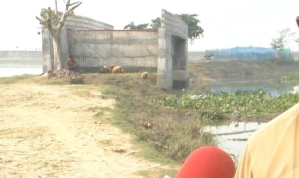 নওগাঁয় বিলের মাঝে সাড়ে ৩ কোটি টাকার সেতুতে নেই সংযোগ সড়ক