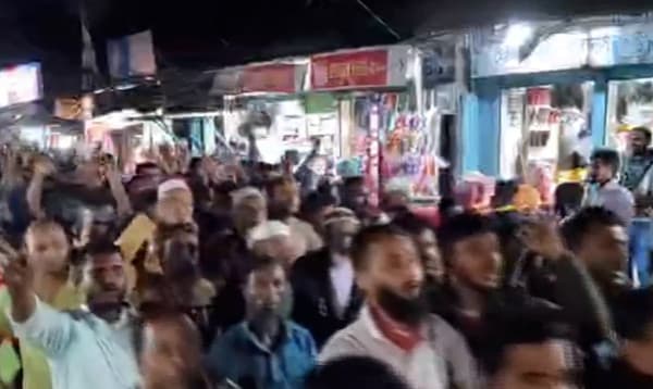 সুনামগঞ্জ-১ আসনে মনোনয়ন পুনঃবিবেচনার দাবিতে মিছিল