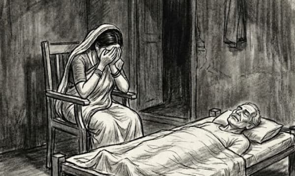 কুমিল্লায় স্বামীর মরদেহ দেখে শোকে মারা গেলেন স্ত্রী