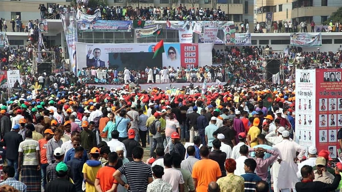 BNP holds its much talked Dhaka rally