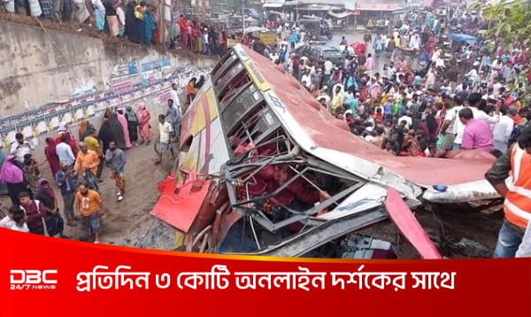 মাদারীপুরের এক্সপ্রেসওয়ের বাস দুর্ঘটনায় মৃতের সংখ্যা বেড়ে ১৯