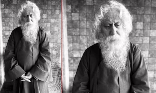 অবিকল রবীন্দ্রনাথ ঠাকুরের বেশে কে এই অভিনেতা?