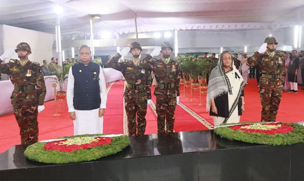 National Mourning Day: President & PM pay tribute to Bangabandhu